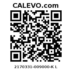 Calevo.com Preisschild 2170331-009000-K L